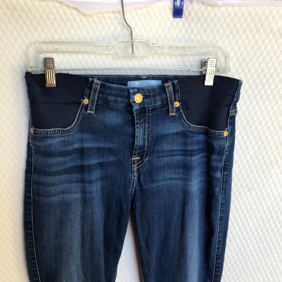 7FOR ALL MANKIND JEANS THE ANKLE SKINNY NW SZ 28 STRETCH - Picture 4 of 7